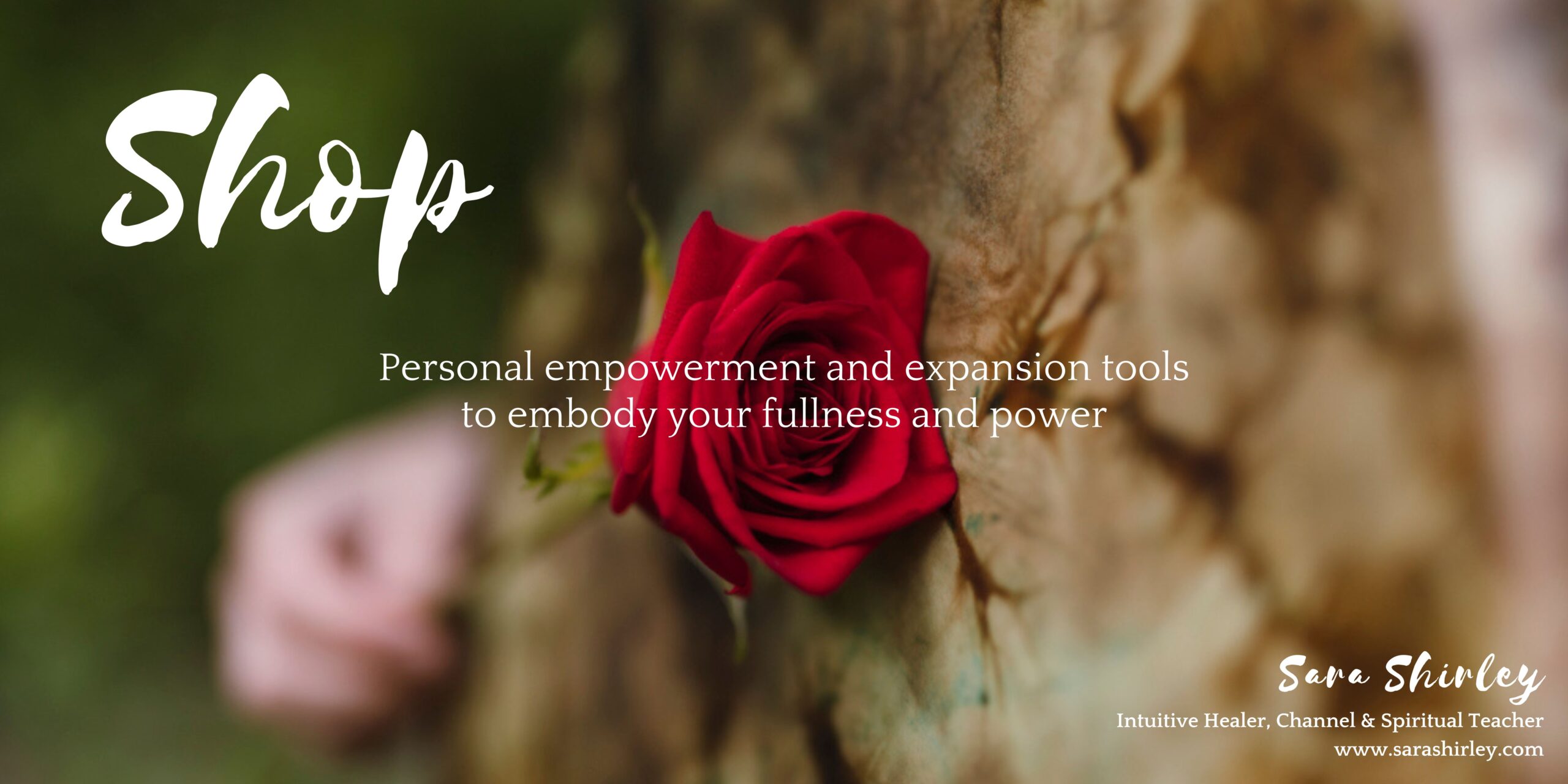 Sara Shirley shop products personal growth meditation feminine empowerment