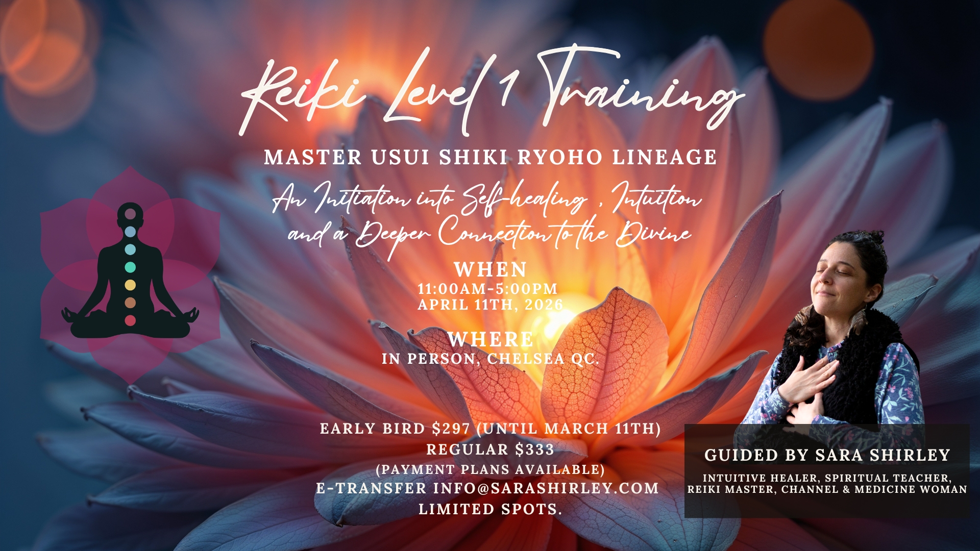 Reiki Level 1 training Master Usui Shiki Ryoho